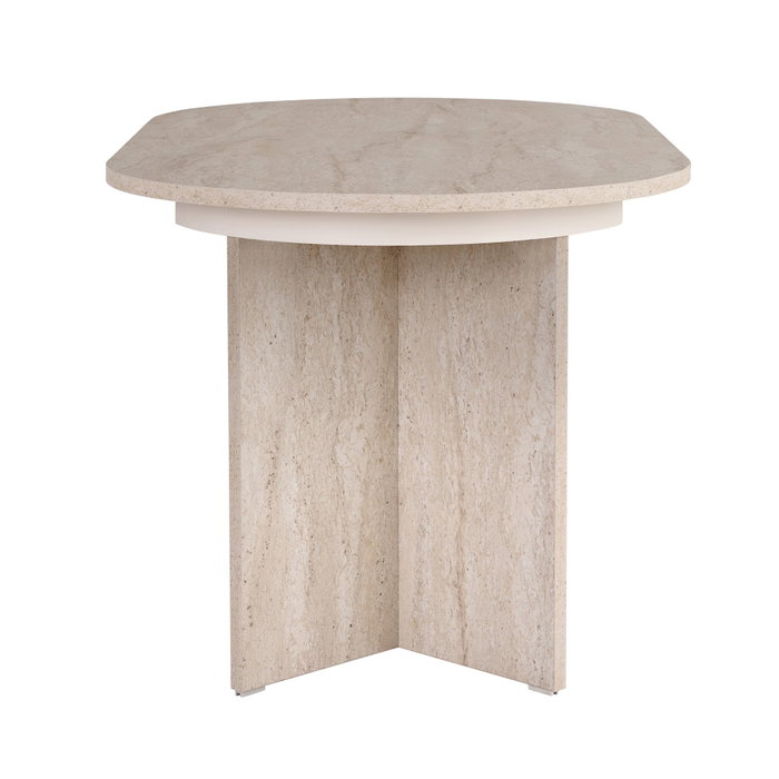 Nordure Sorell Mesa de Comedor Extensible Travertino Nordure Sorell Mesa de Comedor Extensible Travertino